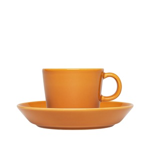 数量限定《9月2日発売》ティーマ エスプレッソカップ＆ソーサー アンバー［ iittala ］