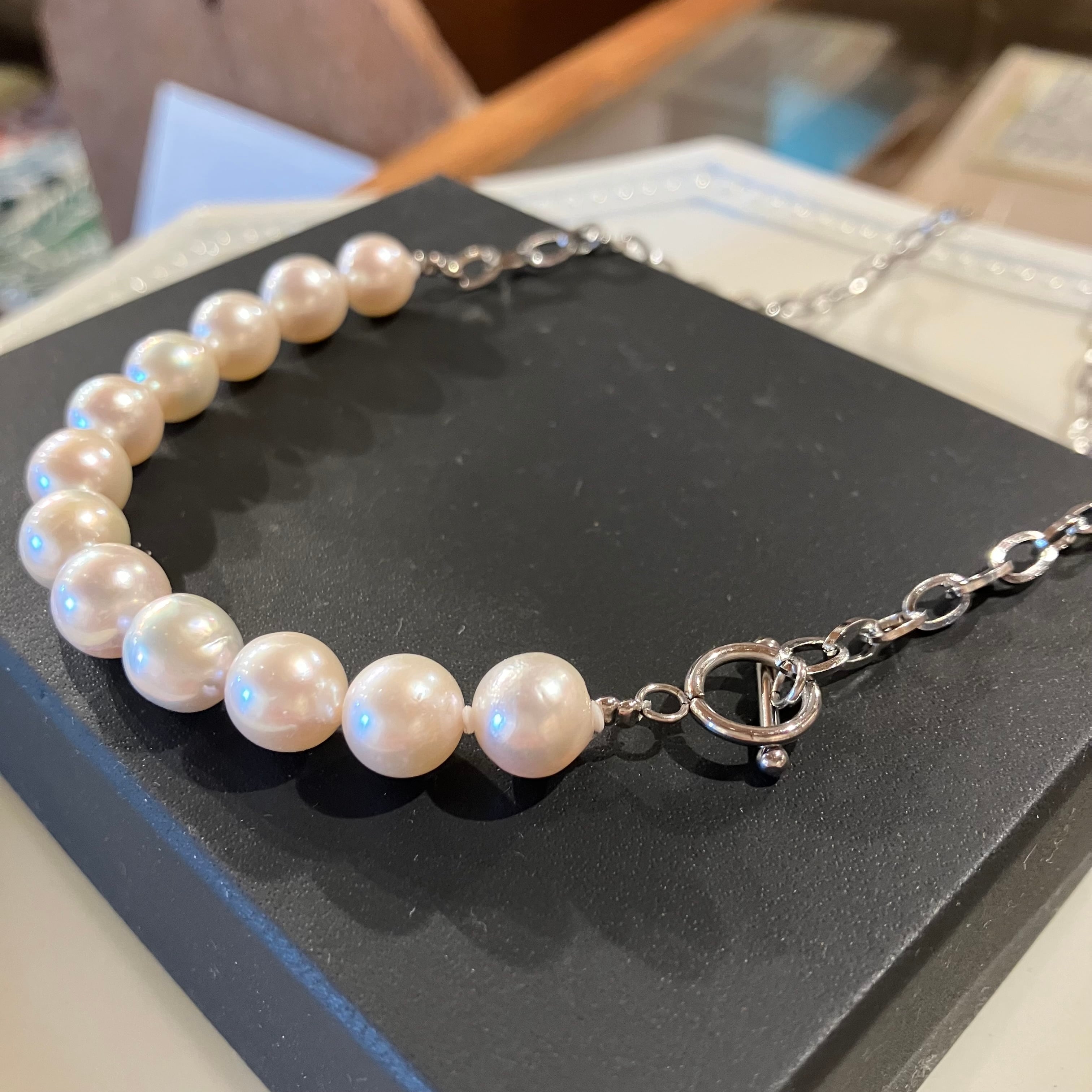 愛媛宇和島産 本真珠 パールネックレス N pearl