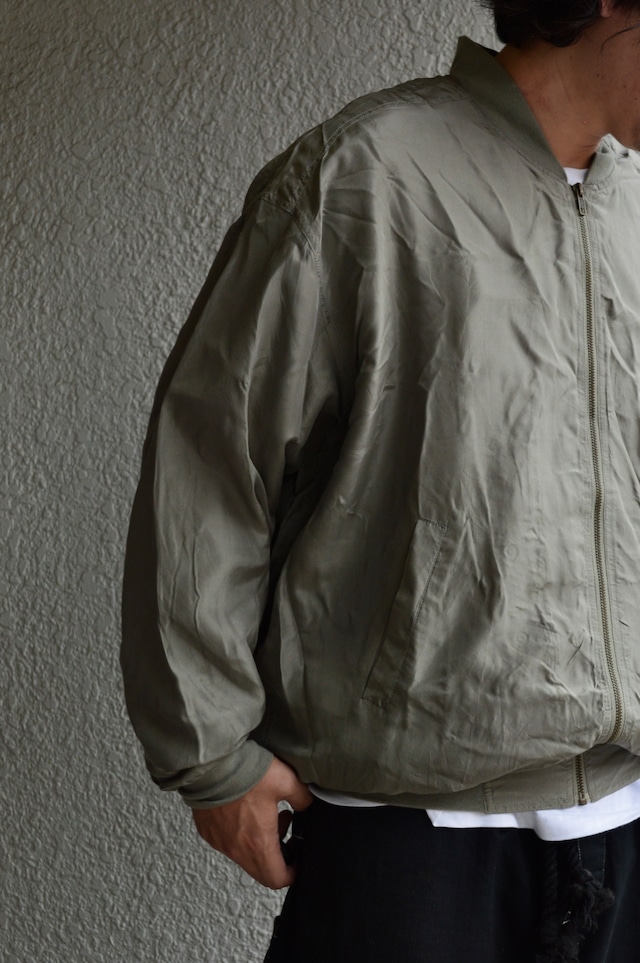 ROBERT STOCK 90's From USA Silk Blnuson Designers by RL CHAPS ロバートストック 90s シルクブルゾン