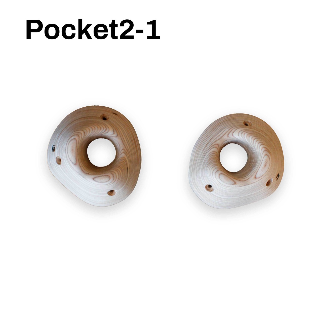 【木製クライミングホールド】SYMMETRIC POCKET-2 6P