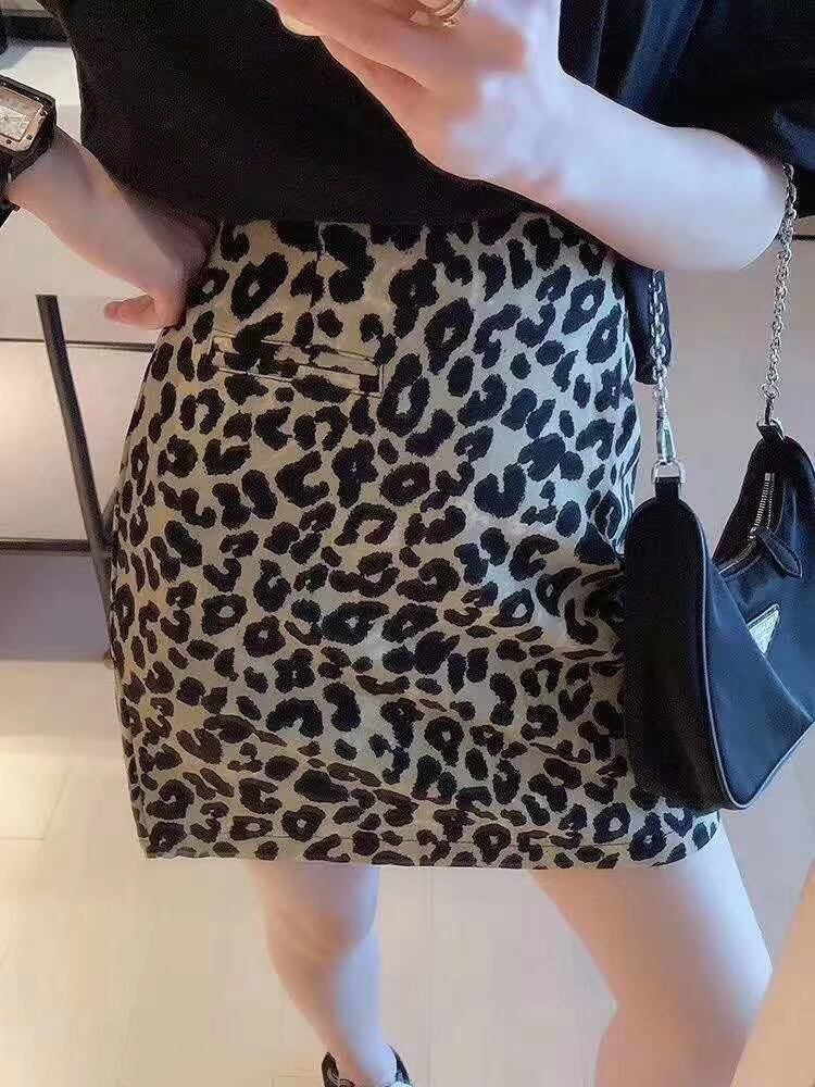レオパードミニタイトスカート