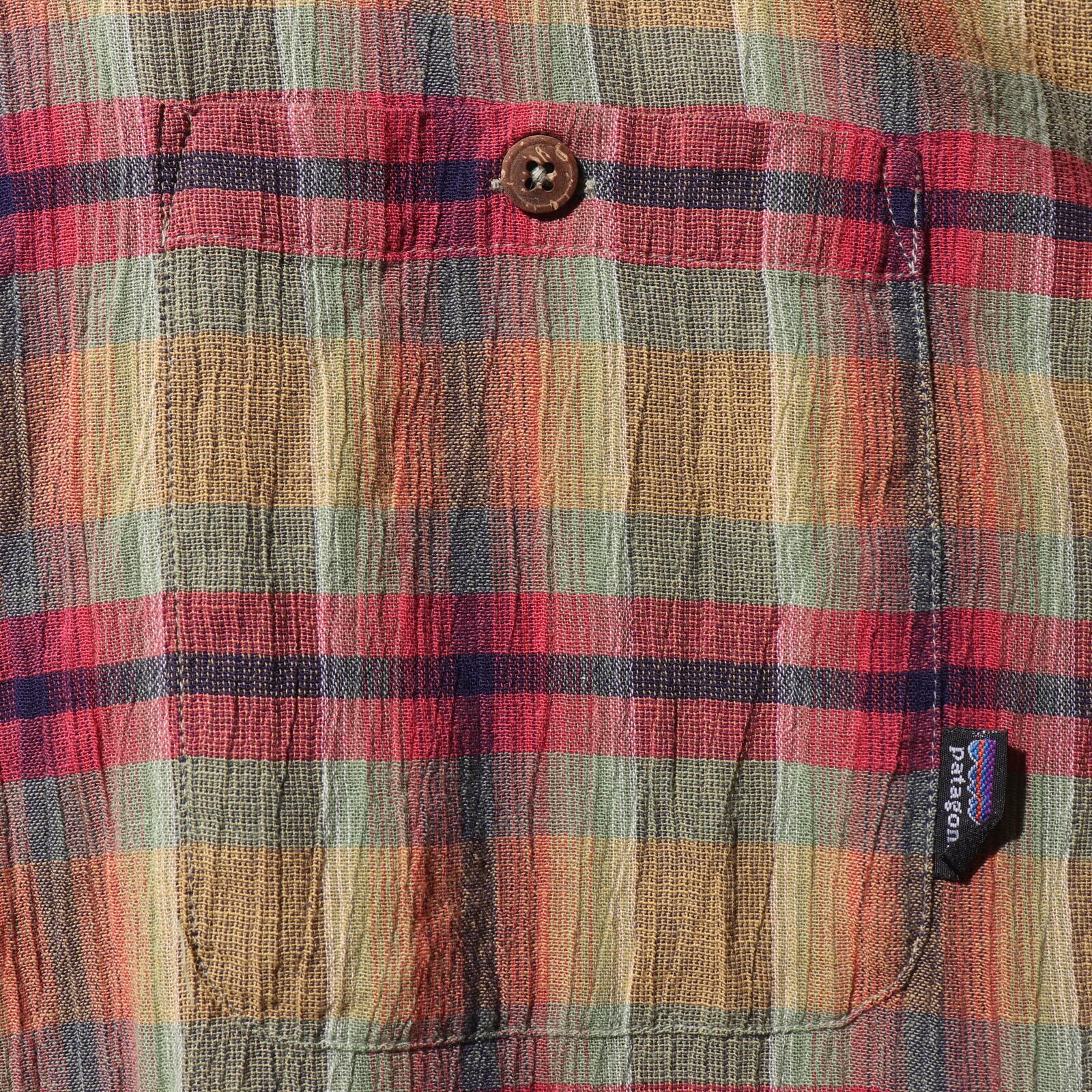 美品 XL Patagonia AC Yarn-Dye Shirt 99年 ポルトガル製 パタゴニア 