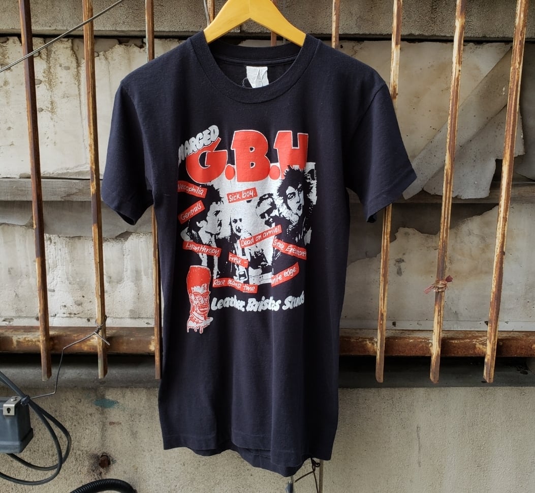 90s USA製　G.B.H. GBH バンドTシャツ 　L