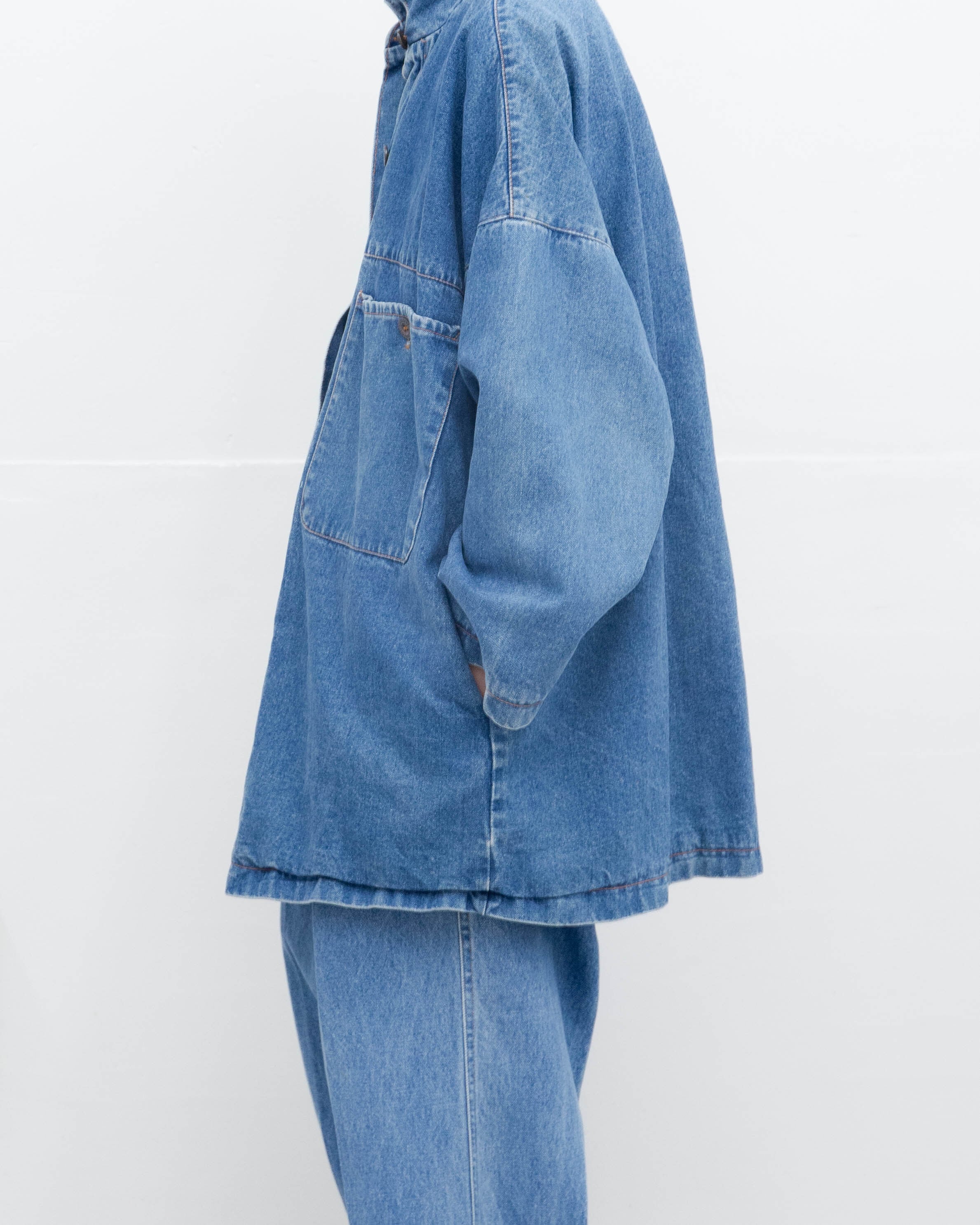 1990s oversized denim coverall jacket | LUIK FINN