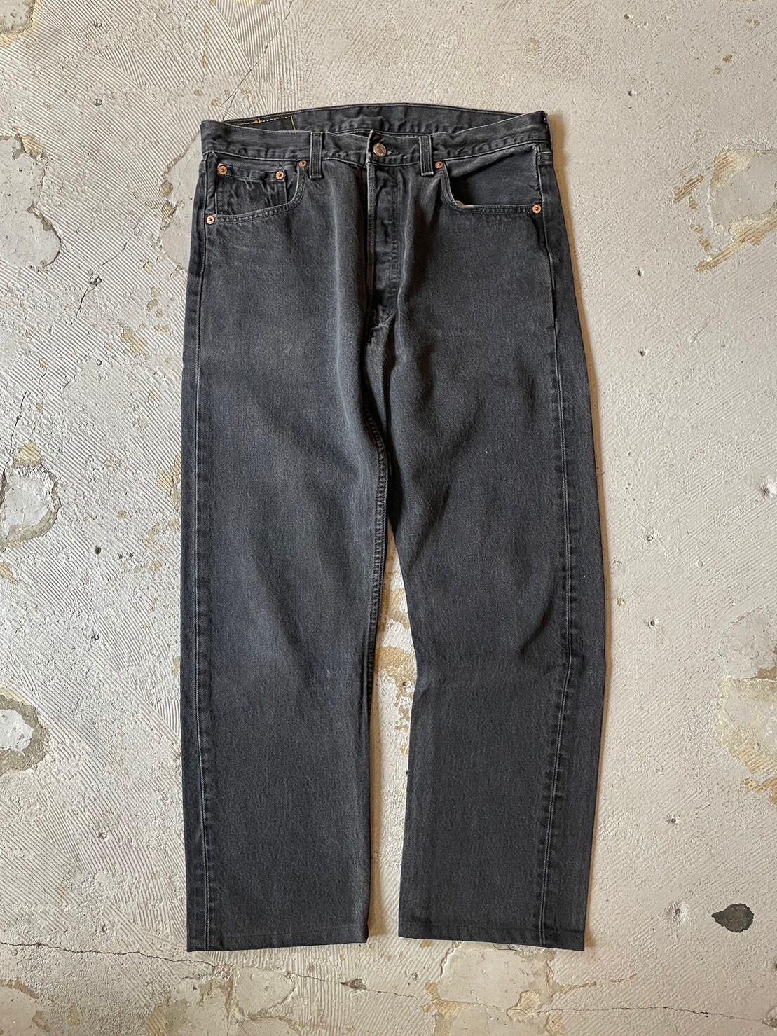 90's USA Levi's ACTION SLACKS ブラック w34
