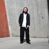 Leh(レー)GANKO別注×damage waffle L/S sweater コーディネート