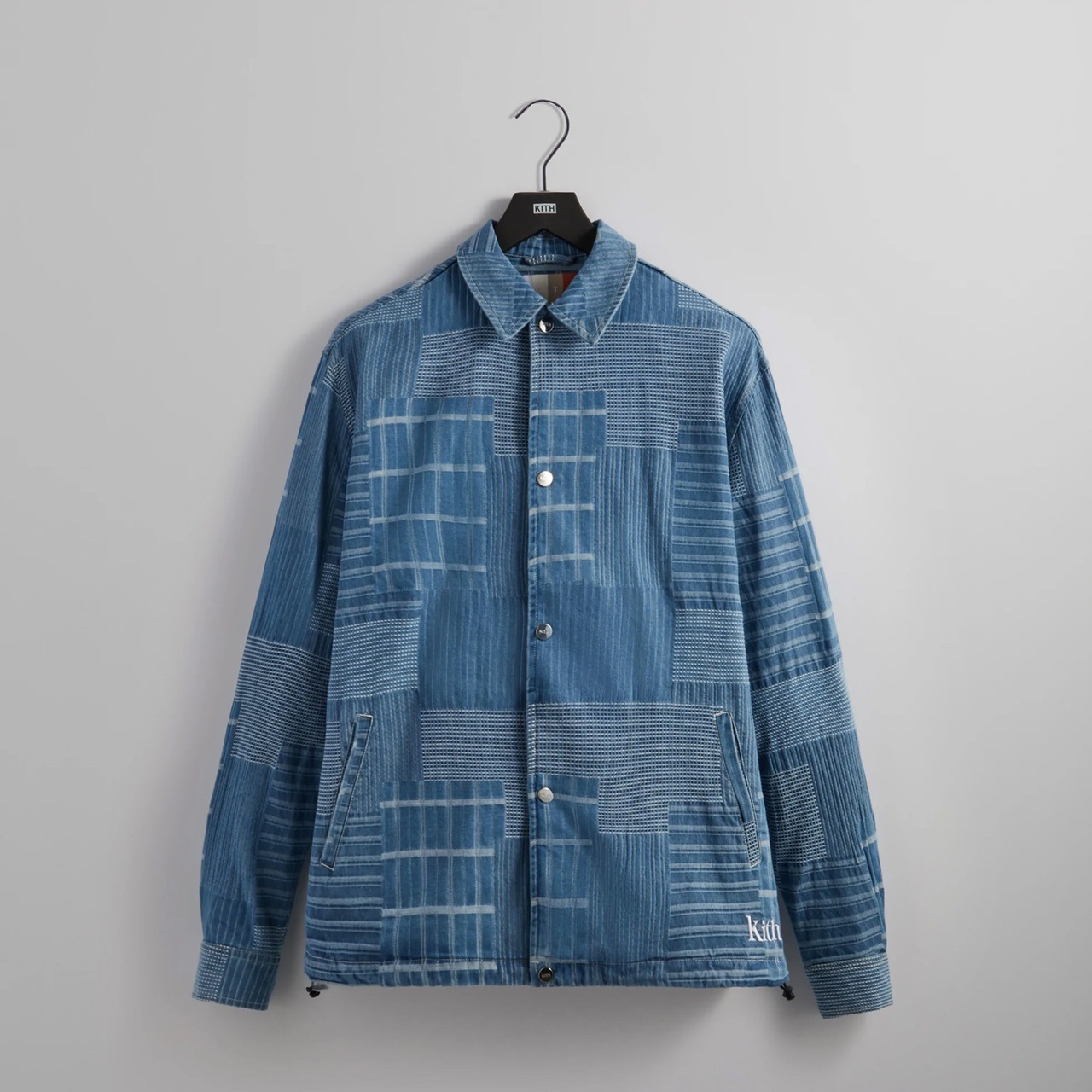 KITH × NEEDLES COACH JACKET NAVY XLサイズ（Needles（ナイロン  