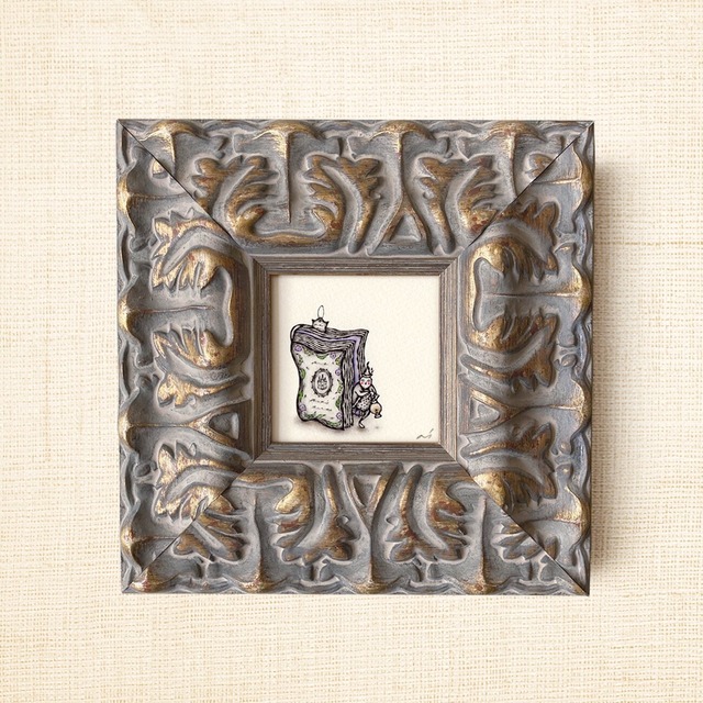 ミニ額縁 原画 【 迷いびと 】