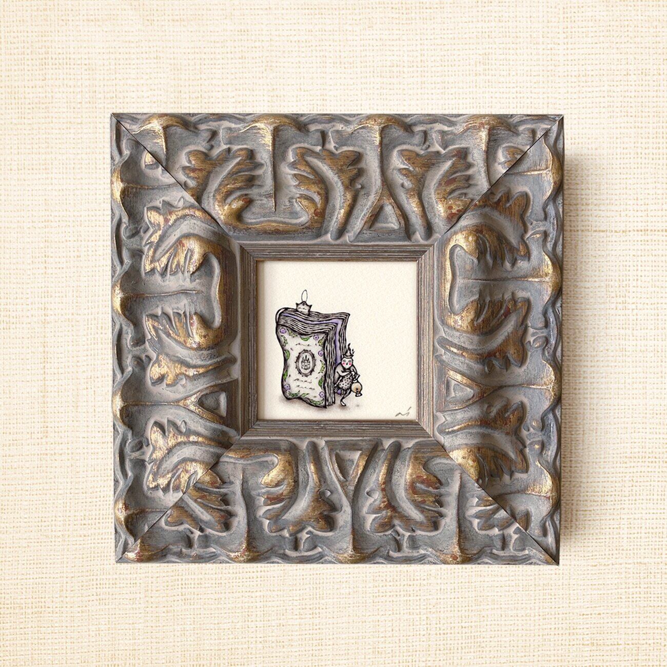 ミニ額縁 原画 【 迷いびと 】