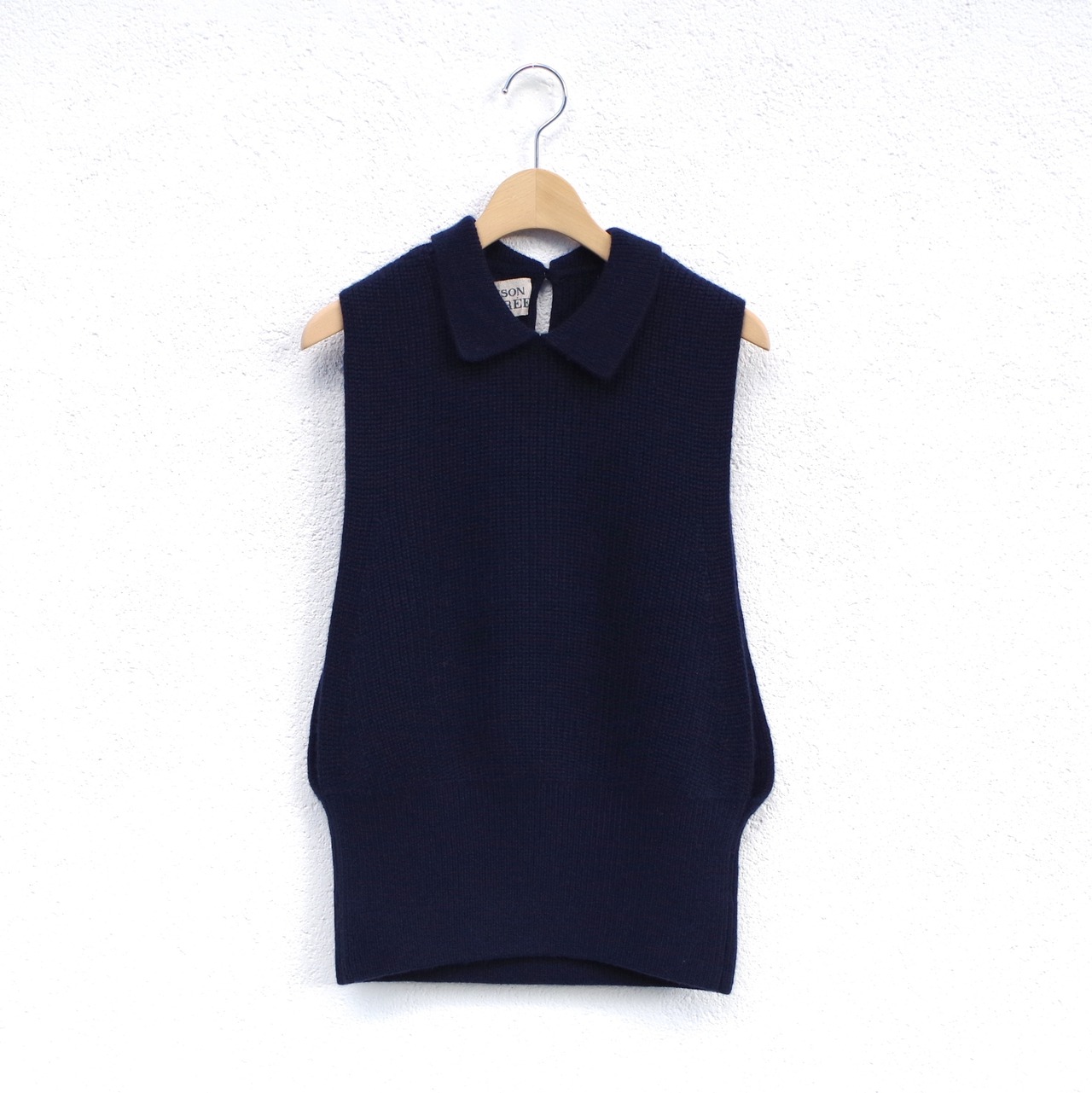 MAISON CARRÉE CASHMERE VEST "NAVY"