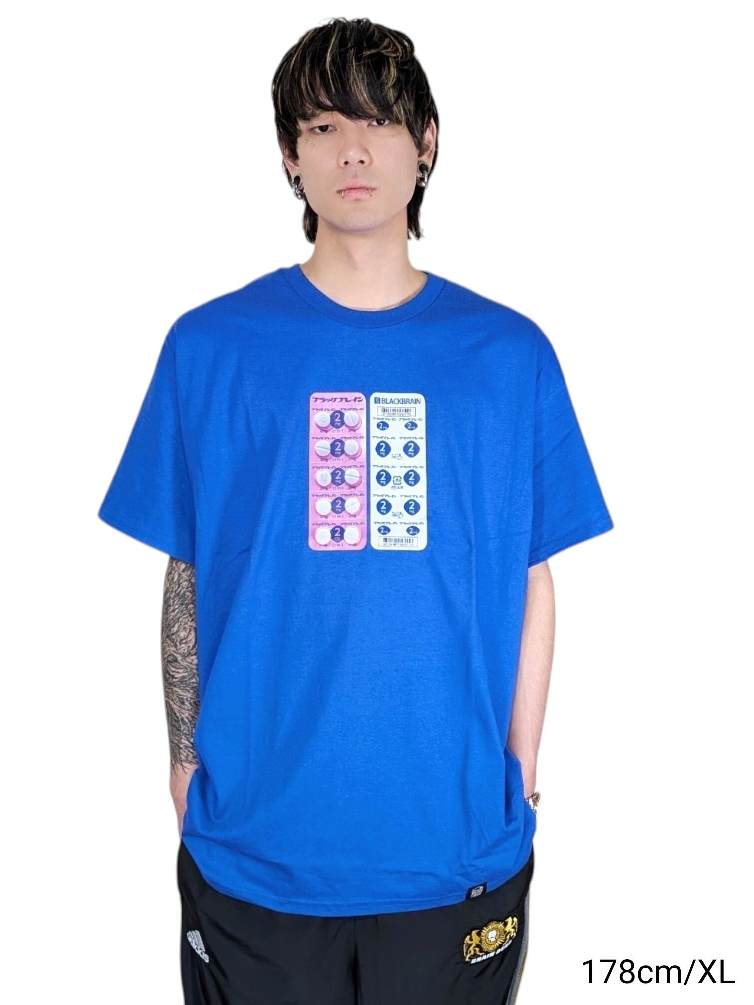 Rohy Blue SS Tee | BLACK BRAIN