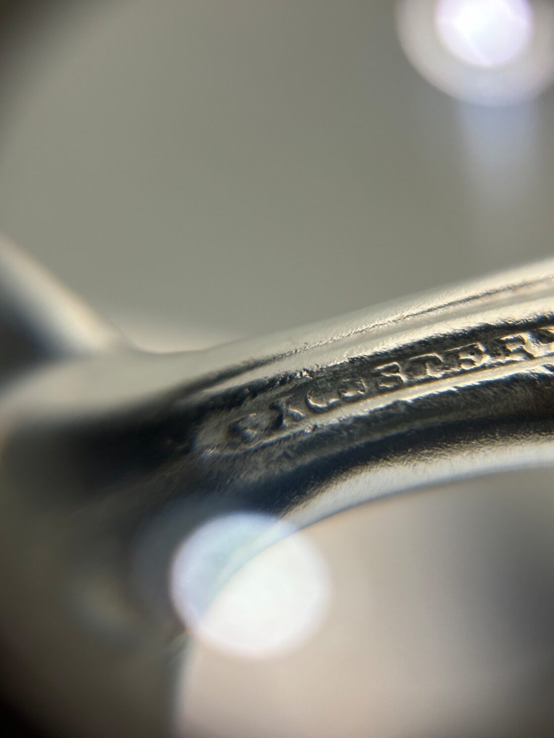 希少 ヴィンテージティファニー TIFFANY バンブー スプーンリング 26g 