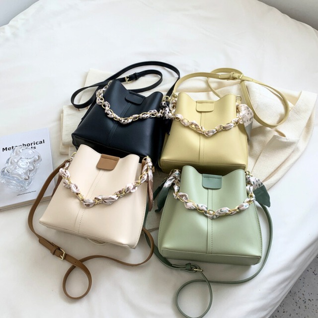 ショルダーバケットバッグ♢全6色　10056