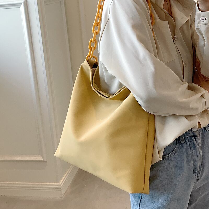 レディースサマーチェーン ショルダーバッグ 夏物 メッセンジャーバッグ 手作りハンドバック86650626016