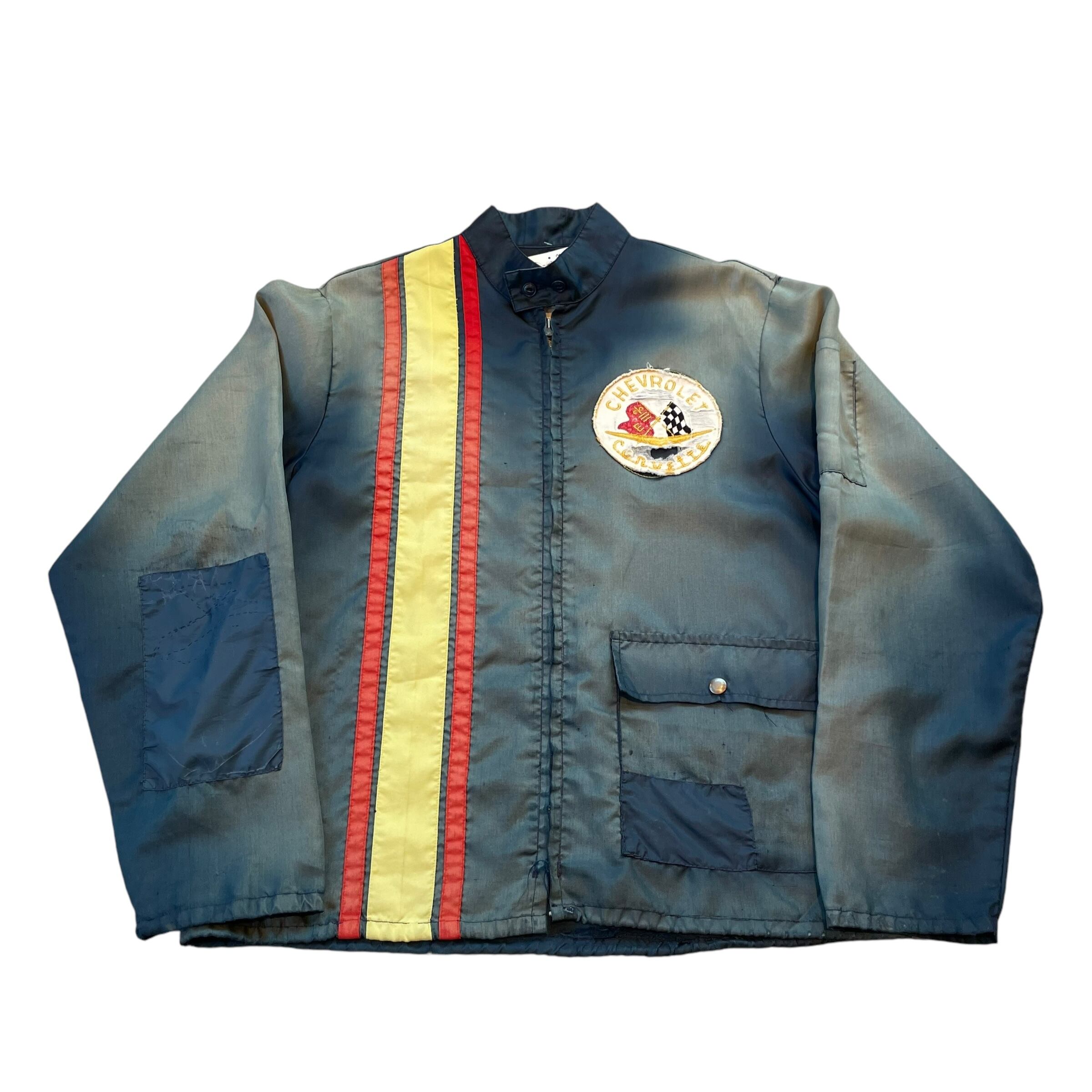 1960s CHEVROLET "beautifu sunfadd" zip up blouson