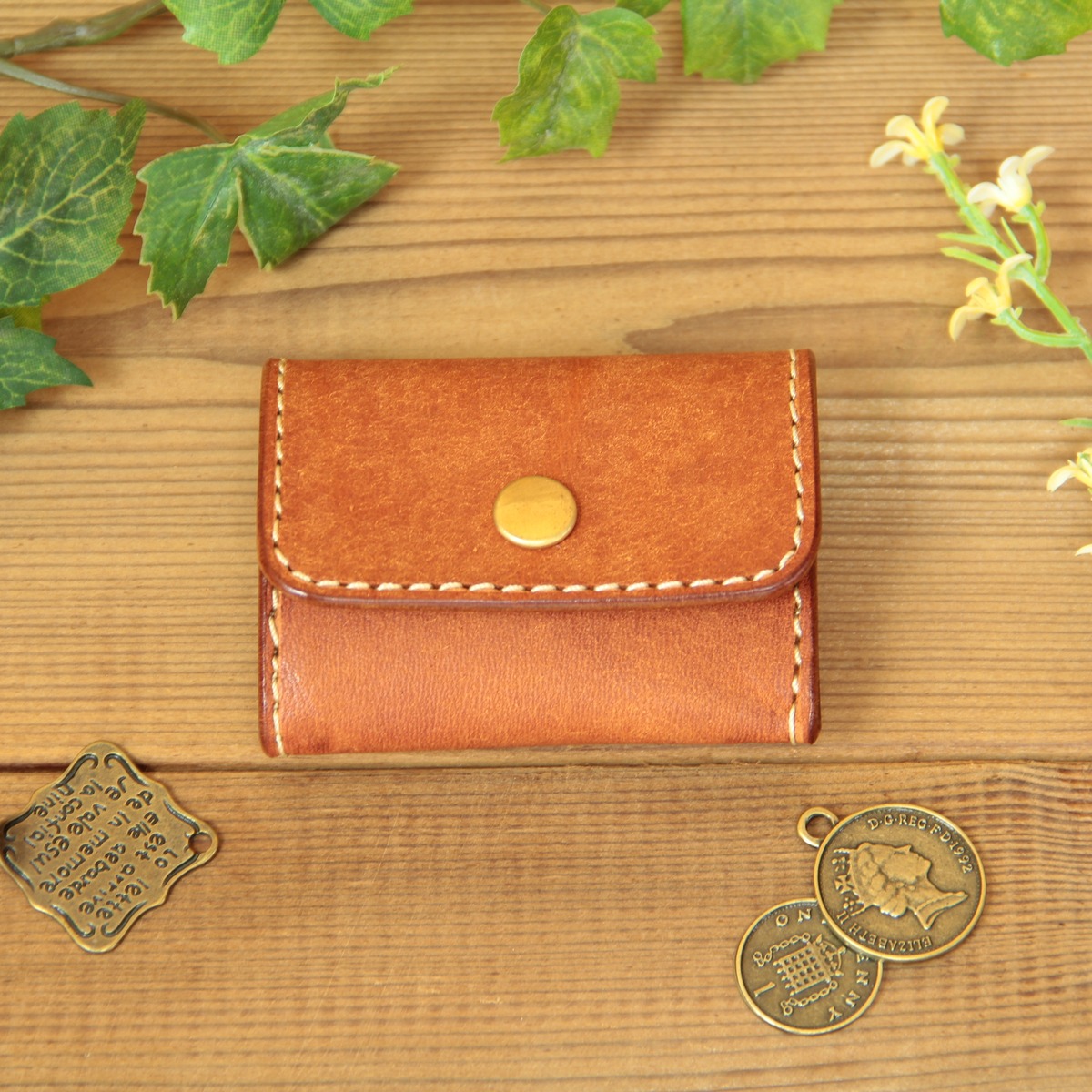 コインケース / キャメル | HANARE LEATHER オンラインショップ