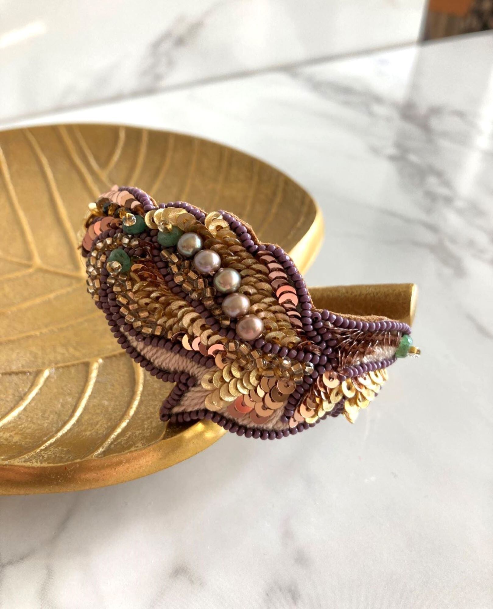 ビーズ刺繍】アラベスク・バングル (受注制作) | sararito