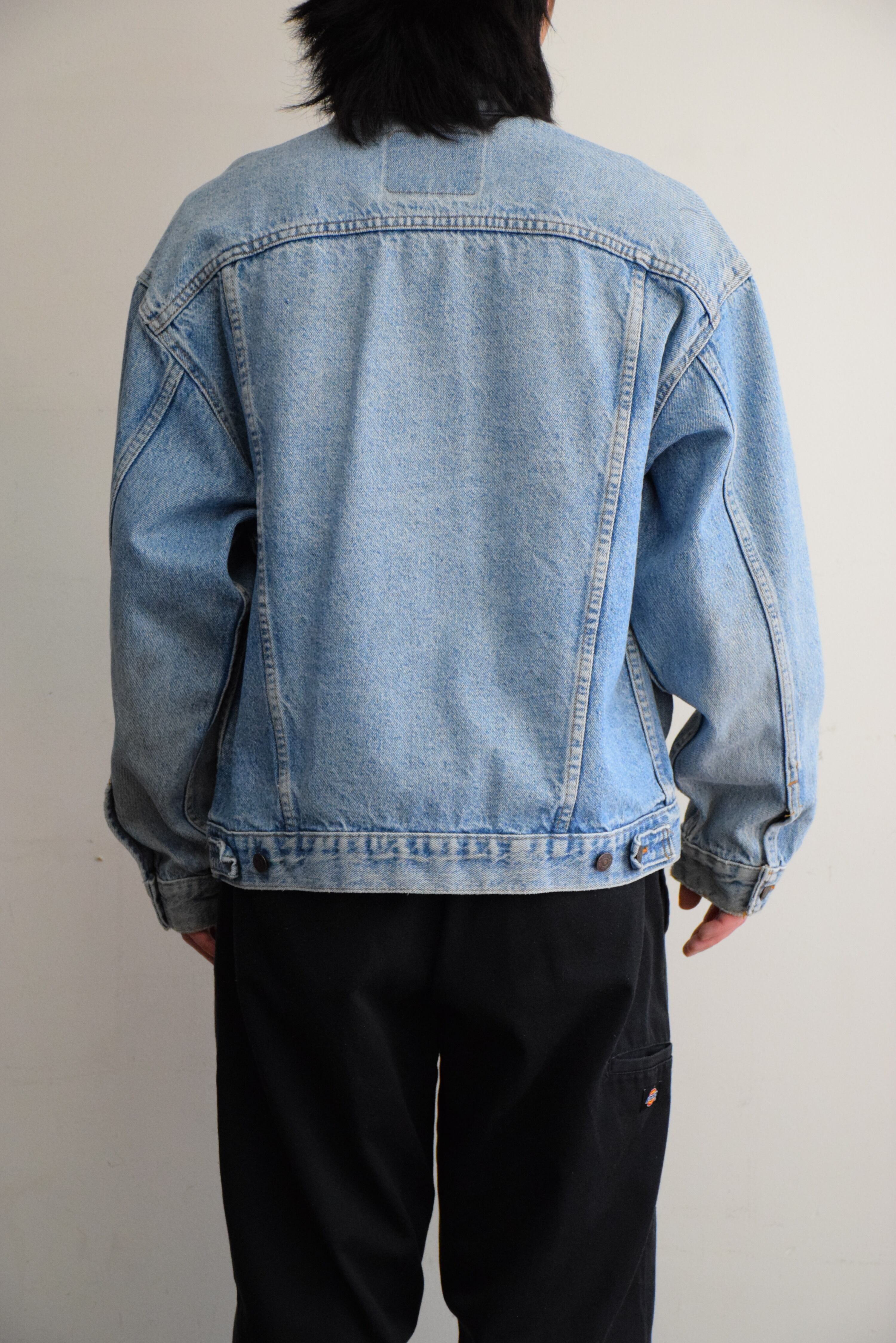 90's USA製 Levi's 70507 デニムジャケット メンズL ライトブルー G