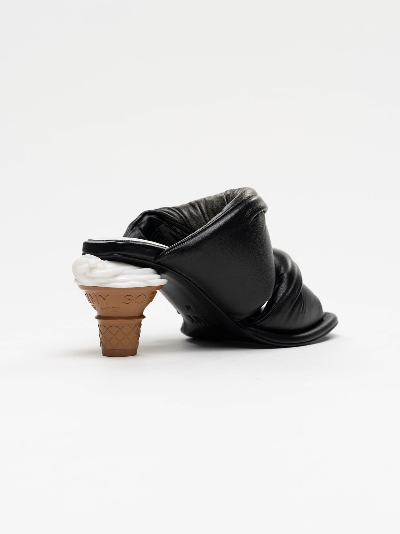 【26SS】Maison MIHARA YASUHIRO ミハラヤスヒロ / Soft Serve Heel Distressed Puffer Sandals / サンダル - 3