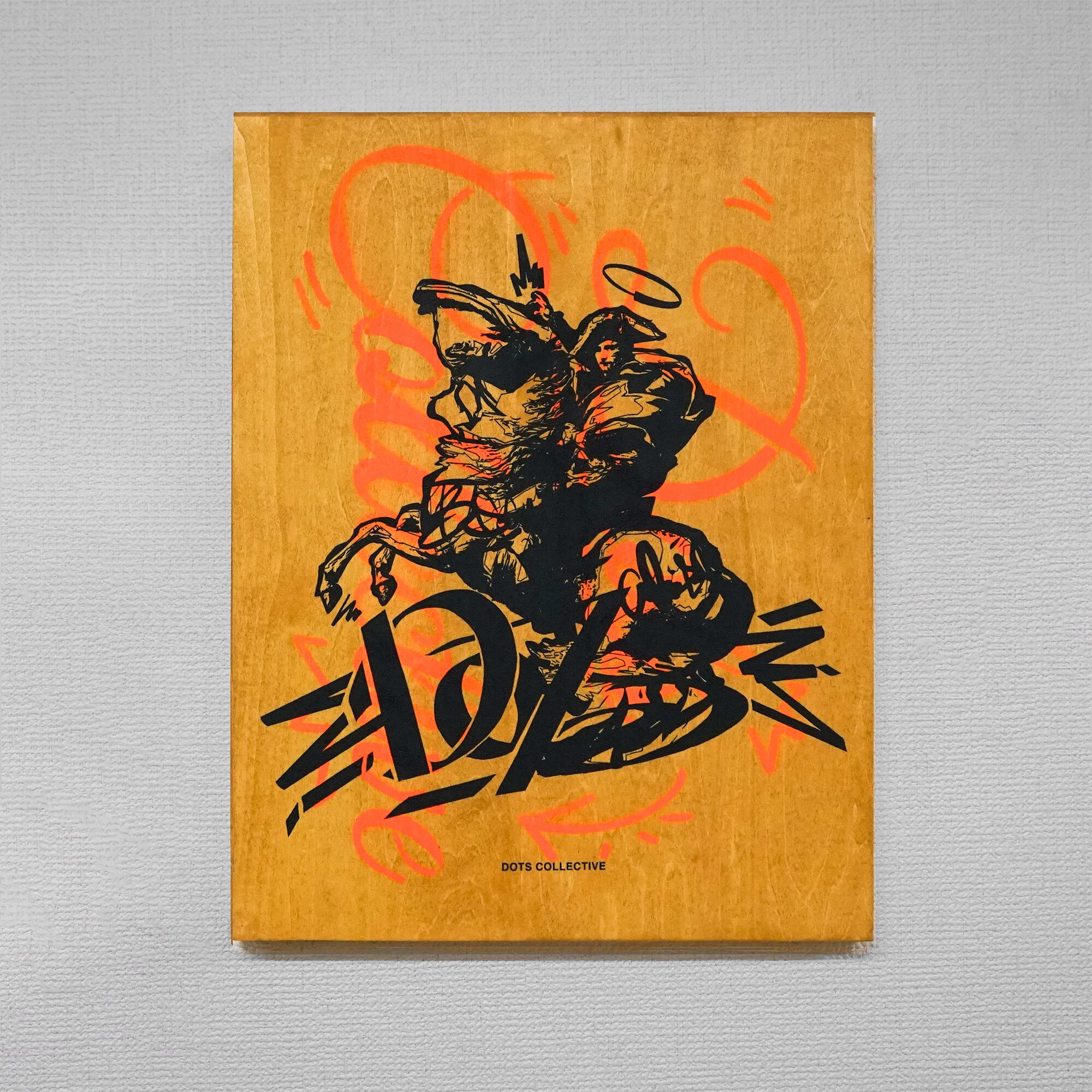DOTS COLLECTIVE アート作品 サイン入り dots collective art