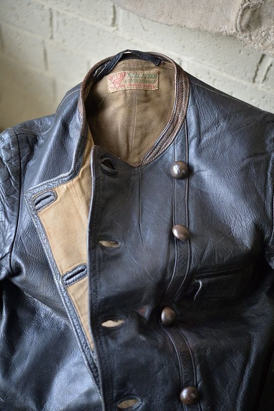 Vintage Swedish Work leather jacket | EXTRA'S GARMENT SUPPLY & CO.