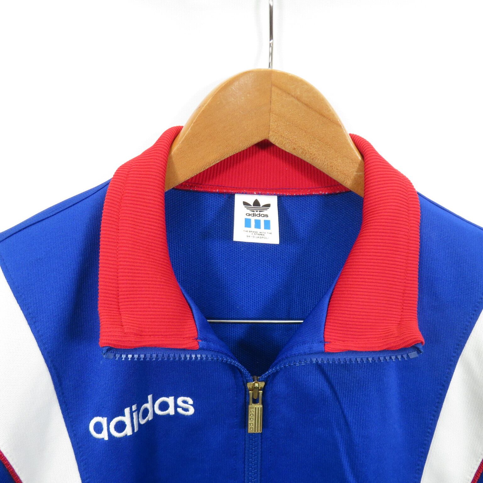 80s 90s adidas トラックトップ ジャージ ジャケット トリコロール