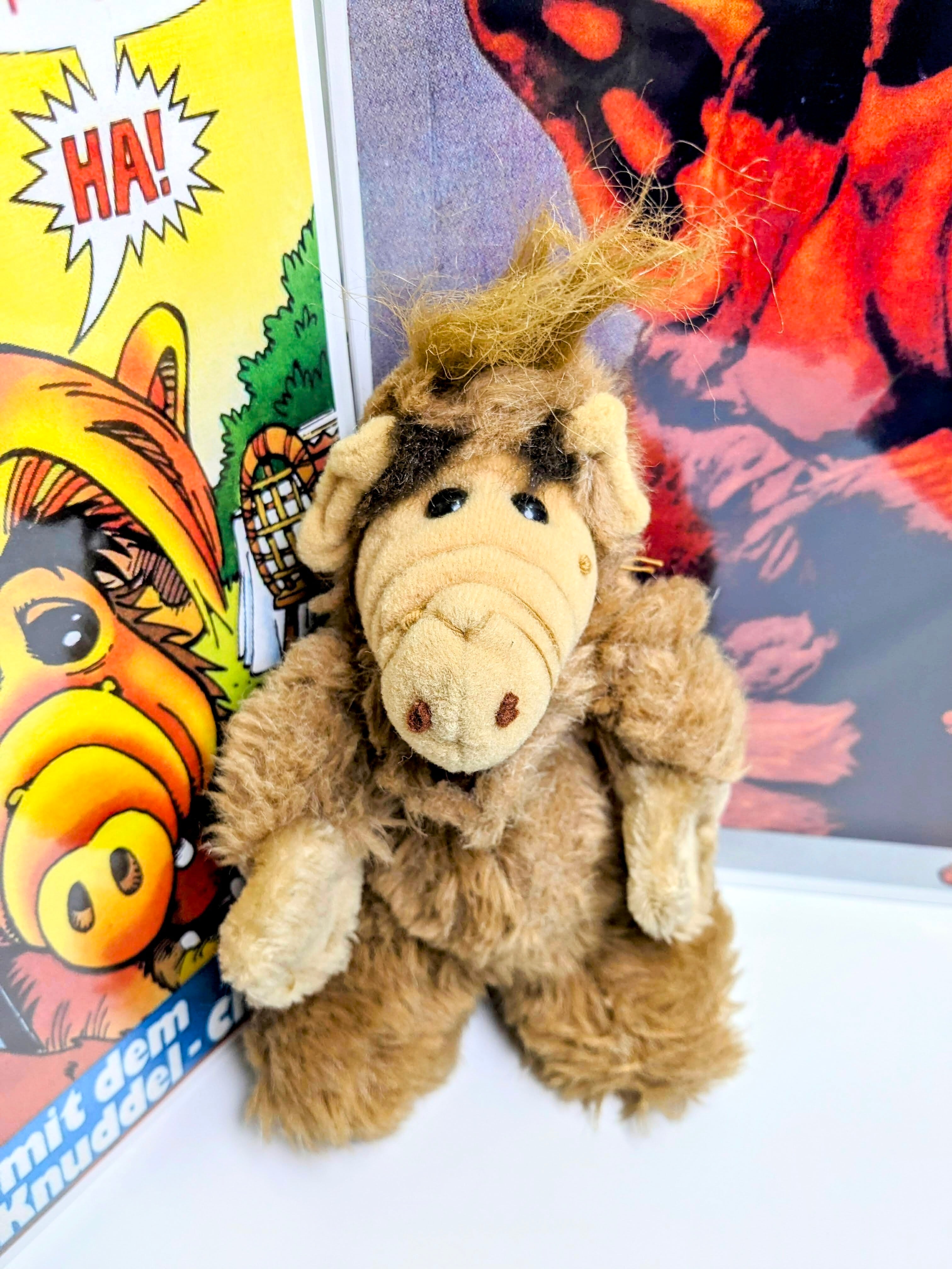 ☆ VINTAGE ☆【アルフ (ALF)⑧ 】1987年製  フィンガーパペット〘VINTAGE ビンテージ〙 ぬいぐるみ 〚アメリカン雑貨 アメトイ〛