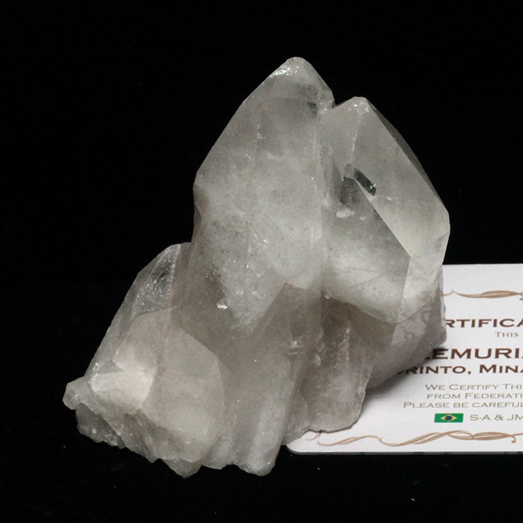 水晶 クラスター ブラジル ミナスジェライス州 コリント産 レムリアンシード 証明書付属 一点物 272-150