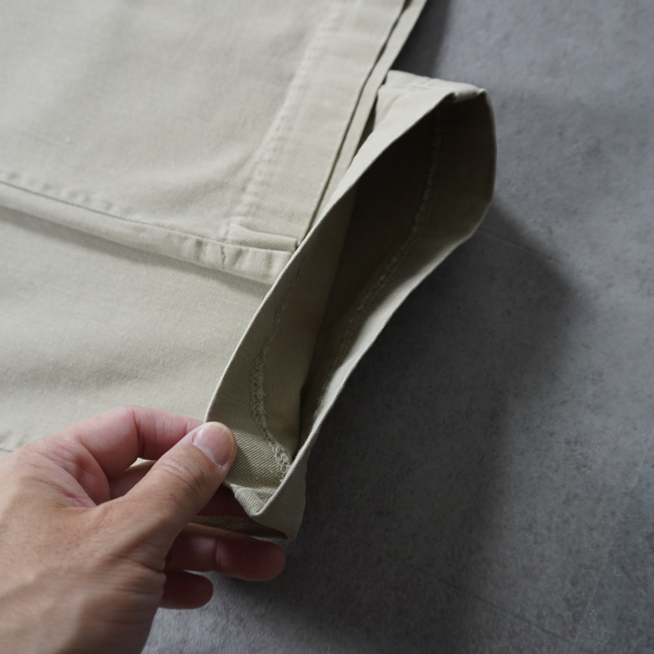 90s 初期型 USA製 Polo by Ralph Lauren POLO CHINO "No pleats" beige W34L30.5相当 古着 - 11