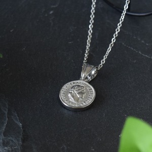 スイス5ラッペンコインネックレスシルバー