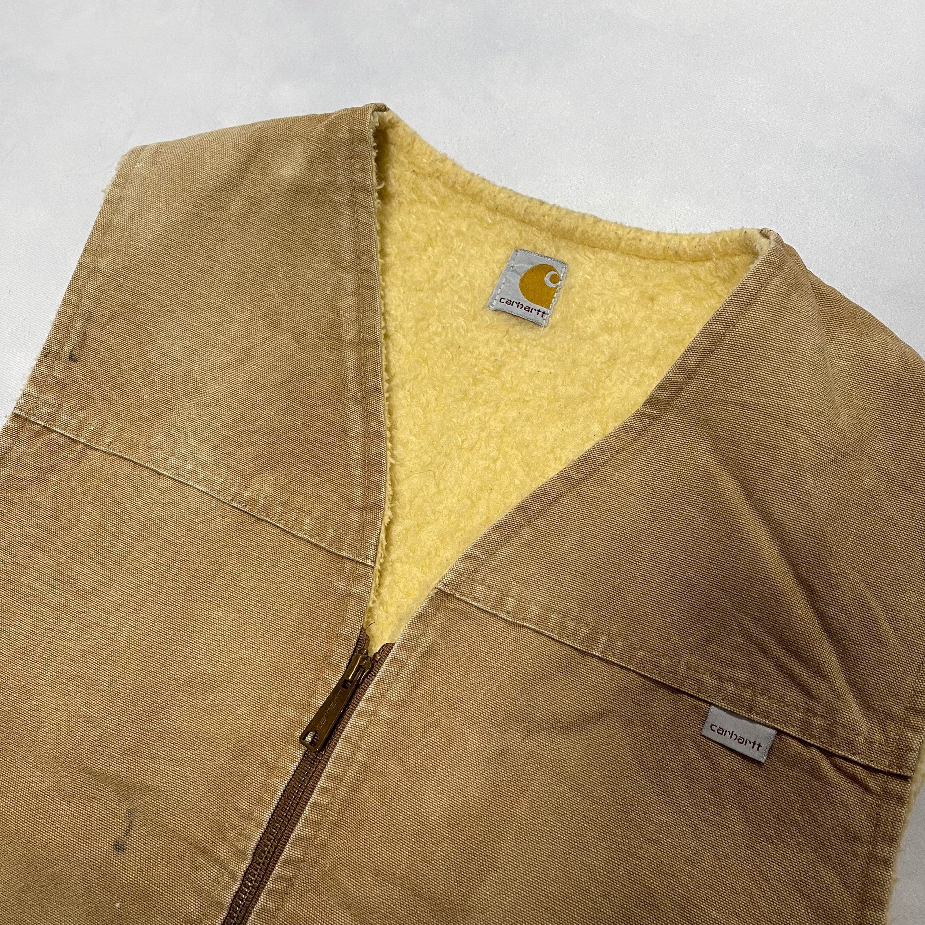 80's　USA製　Carhartt カーハート　ダック地ベスト