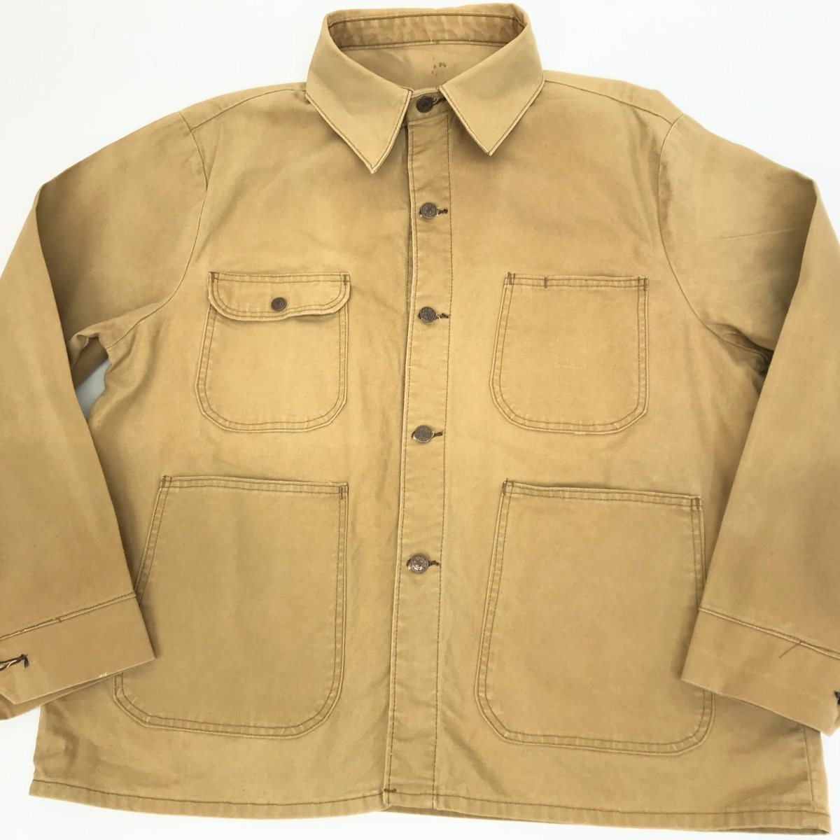 POINTER ポインター 90年代 USA製 RN 14916 ライト ブラウン ダックカバーオール XXL 古着屋 EAGLEBASE