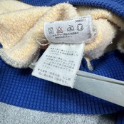 【神配色】アディダス スウェット 80s デサント製 刺繍 ボーダー ゆるだぼ