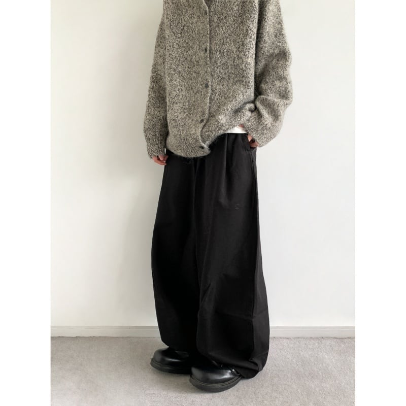 jiwuusヴィンテージドローコードワイドパンツ