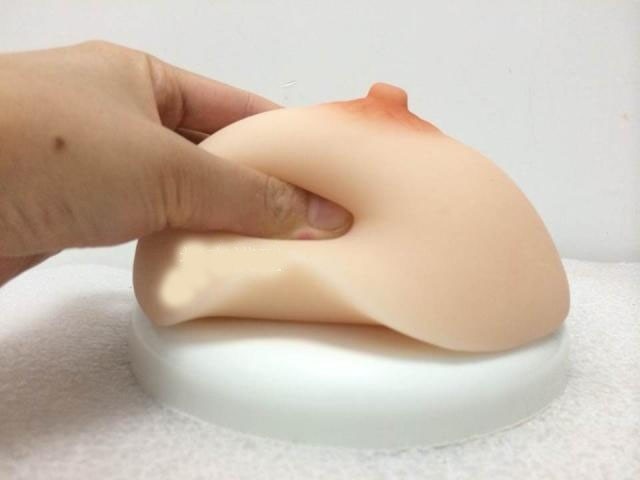 送料無料純粋な シリコーン乳房モデル女性乳房検査モデル プロラクチン シングル指導モデル