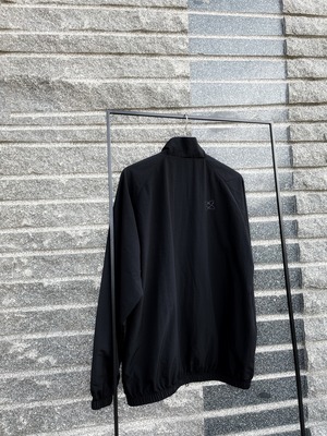 BLACK WOVEN TRACK JACKET  " The Mirror Space "