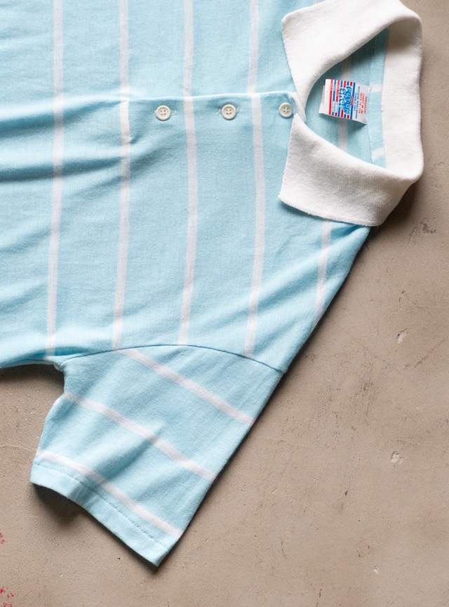 "PUT ON SHOP" 1970s Polo shirt