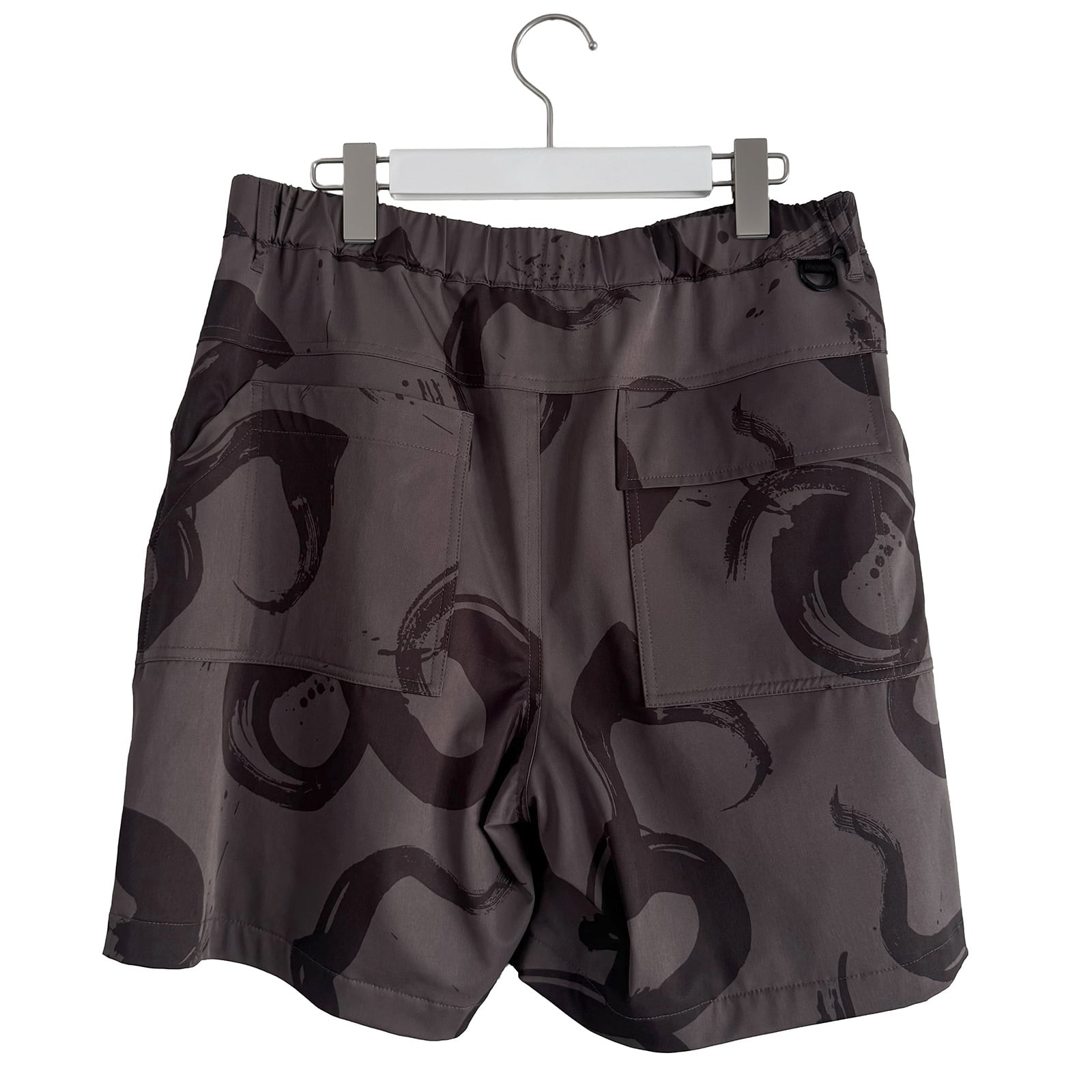 CALLIGRAPHY PATTERN SHORT PANTS -GRAY- | 8G SHOOT WEBSTORE