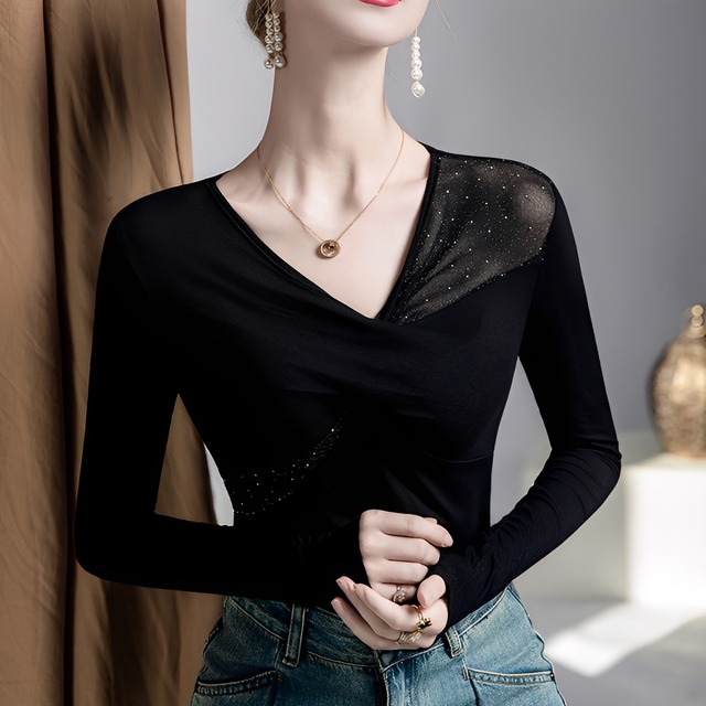 フレンチスリーブ　モダンデザイン　ロングドレス　ds0345