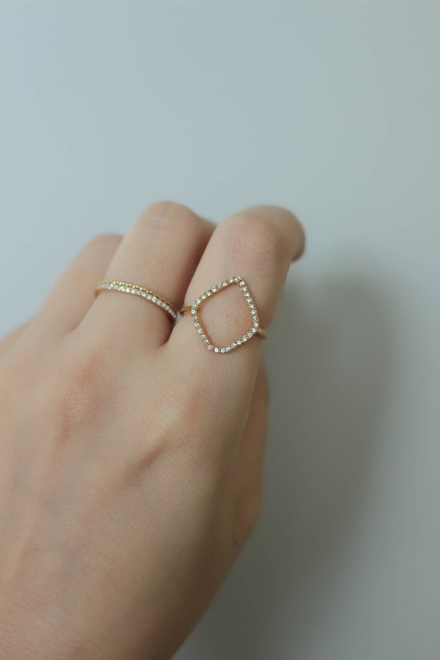 Rhomboid Bijou Ring