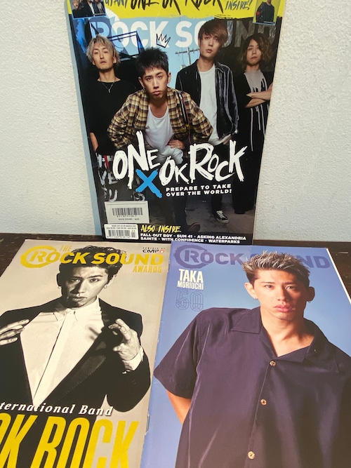 洋雑誌　ONE OK ROCKの表紙 3冊