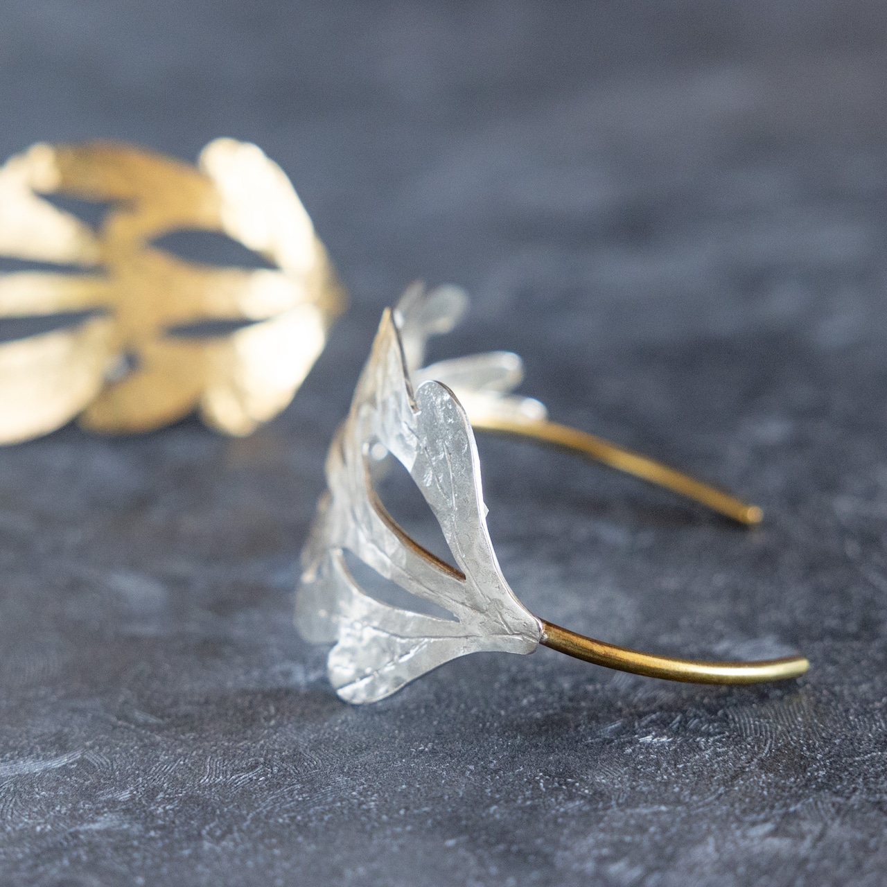 アトリエひと匙　フーチバー　バングル　シルバー