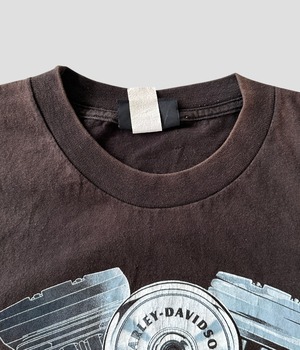 -Harley Davidson- Vintage 90s Print T-shirt