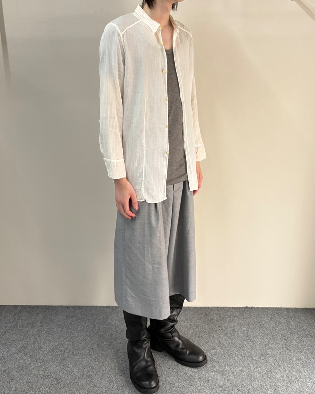 【Neil Barret】cotton gauze shirt