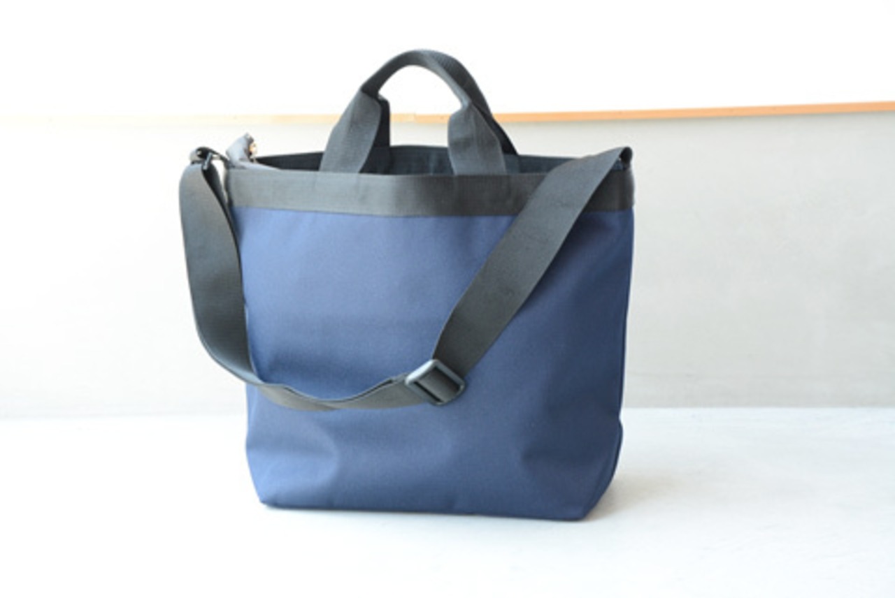 RINEN(リネン)エコメイドキャンバスショルダートート(56001)ネイビー(05)