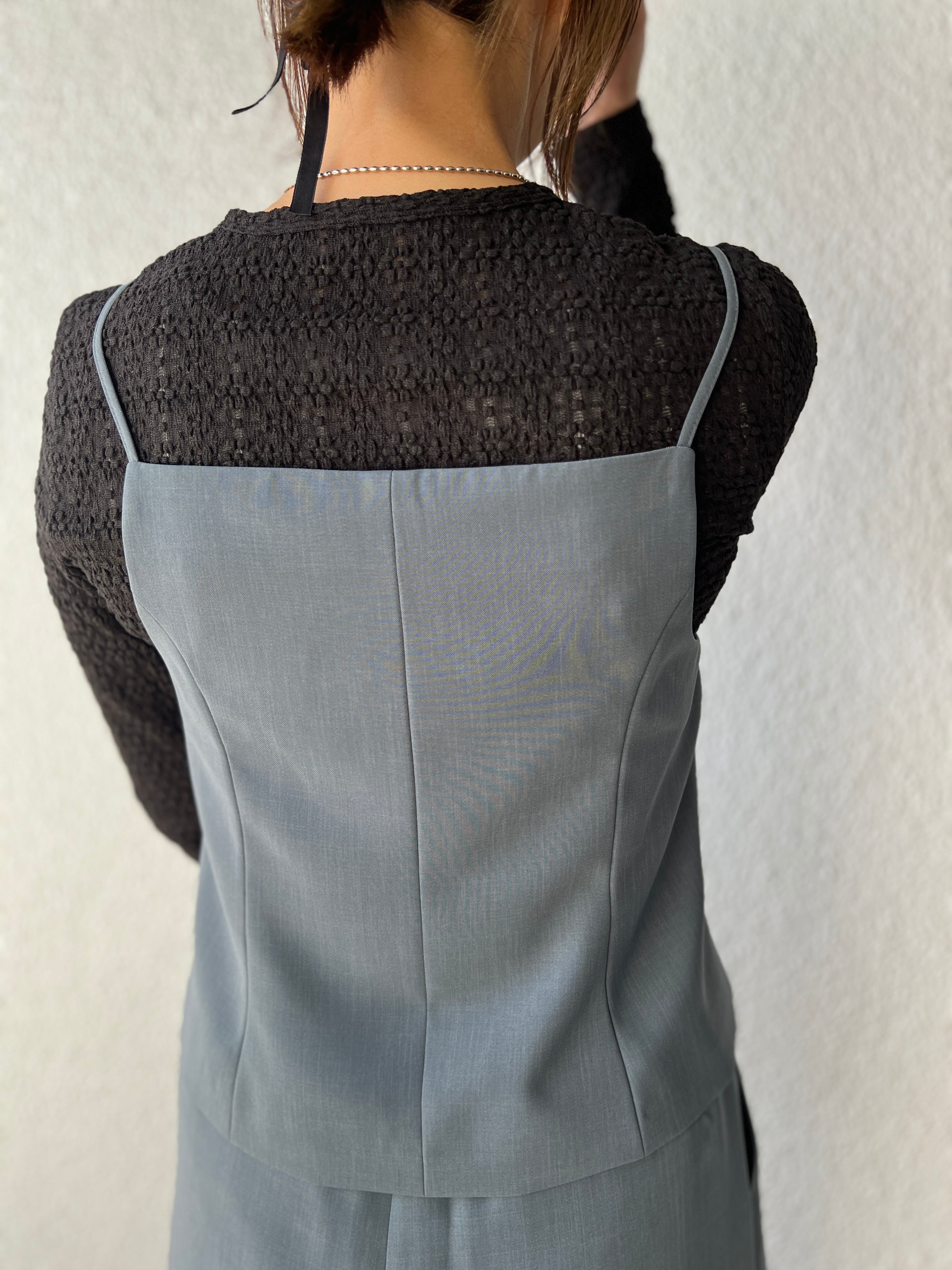 【PASSIONE】3ピース可サイドジップキャミビスチェ 616956