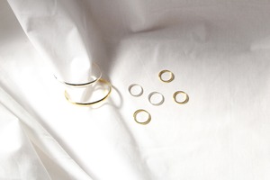 whole simple ring【gold】