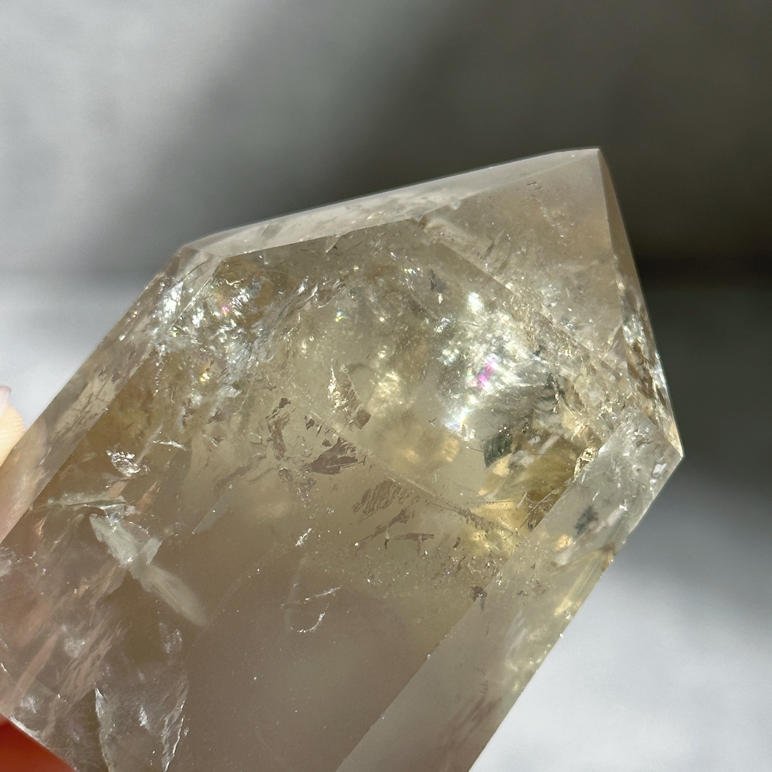 超レア 約20mm スモーキーシトリンファントム スフィア Citrine