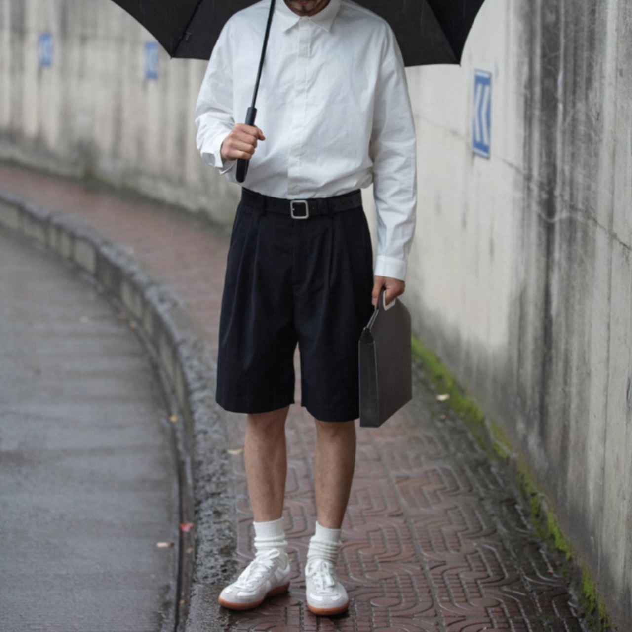 きれいめカジュアルショーツ　0701