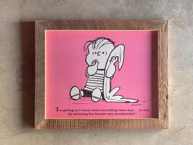 60s PEANUTS DATE BOOK POSTER FRAMING【46】